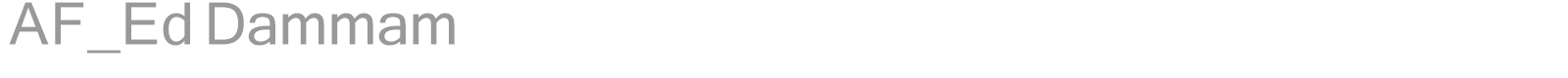 AF_Ed Dammam font preview